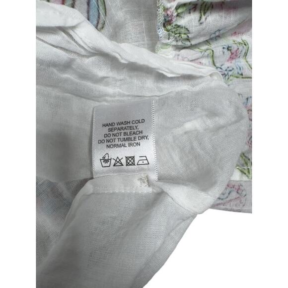 Celina Moon Women's High Neck Floral Spring Mini Dress with Ruffles Size XL - Picture 11 of 11